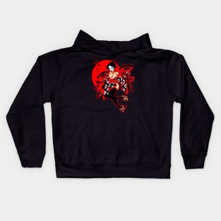 goth geisha Kids Hoodie